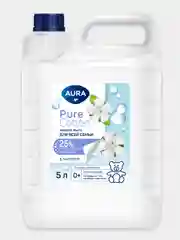 Жидкое мыло детское AURA Pure Cotton 5 л, для рук гипоаллергенное