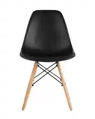 Черный стул для кухни обеденный DSW Style V, разборный фрейм (комплект 4 стула)