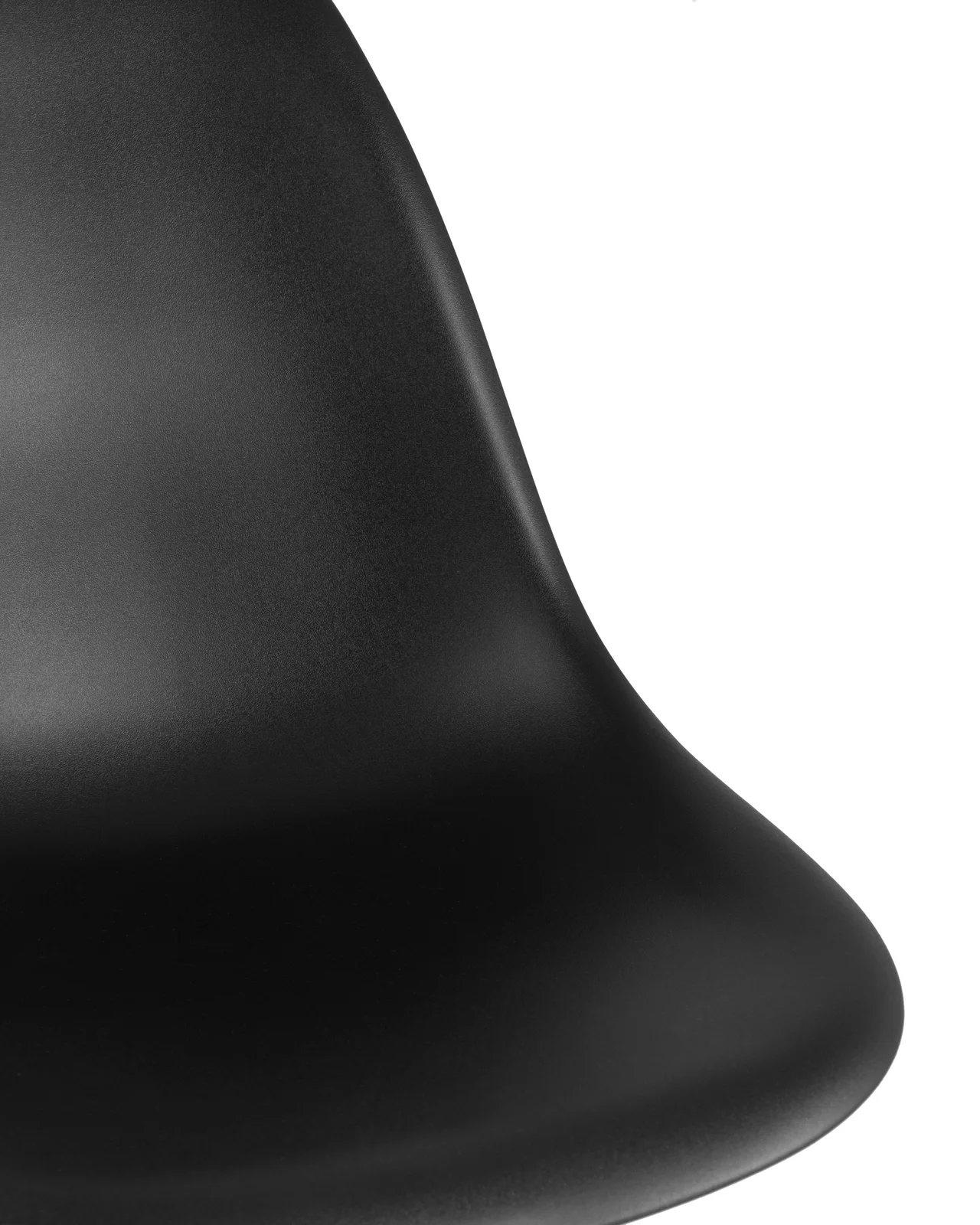 Черный стул для кухни обеденный DSW Style V, разборный фрейм (комплект 4 стула)