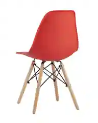 Красный стул для кухни обеденный DSW Style V, разборный фрейм (комплект 4 стула)