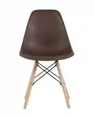 Коричневый стул для кухни обеденный DSW Style V, разборный фрейм (комплект 4 стула)