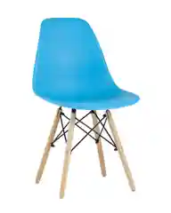 Бирюзовый стул для кухни обеденный DSW Style V, разборный фрейм (комплект 4 стула)
