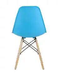 Бирюзовый стул для кухни обеденный DSW Style V, разборный фрейм (комплект 4 стула)