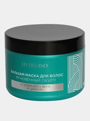 Бальзам-маска Liv Delano Love my hair "Мгновенный объем", с алоэ вера и цинком, 500 мл