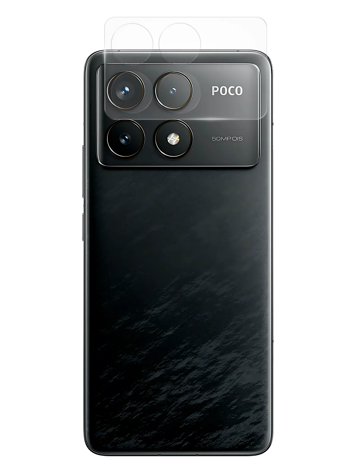 Стекло на камеру для POCO F6 Pro/ Xiaomi Redmi K70/ K70 Pro защитное BROSCORP закаленное