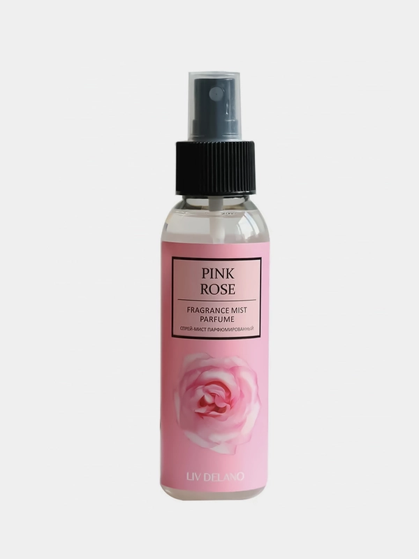 Спрей-мист Liv Delano Pink Rose Fragrance mist parfume, парфюмированный, 100 мл