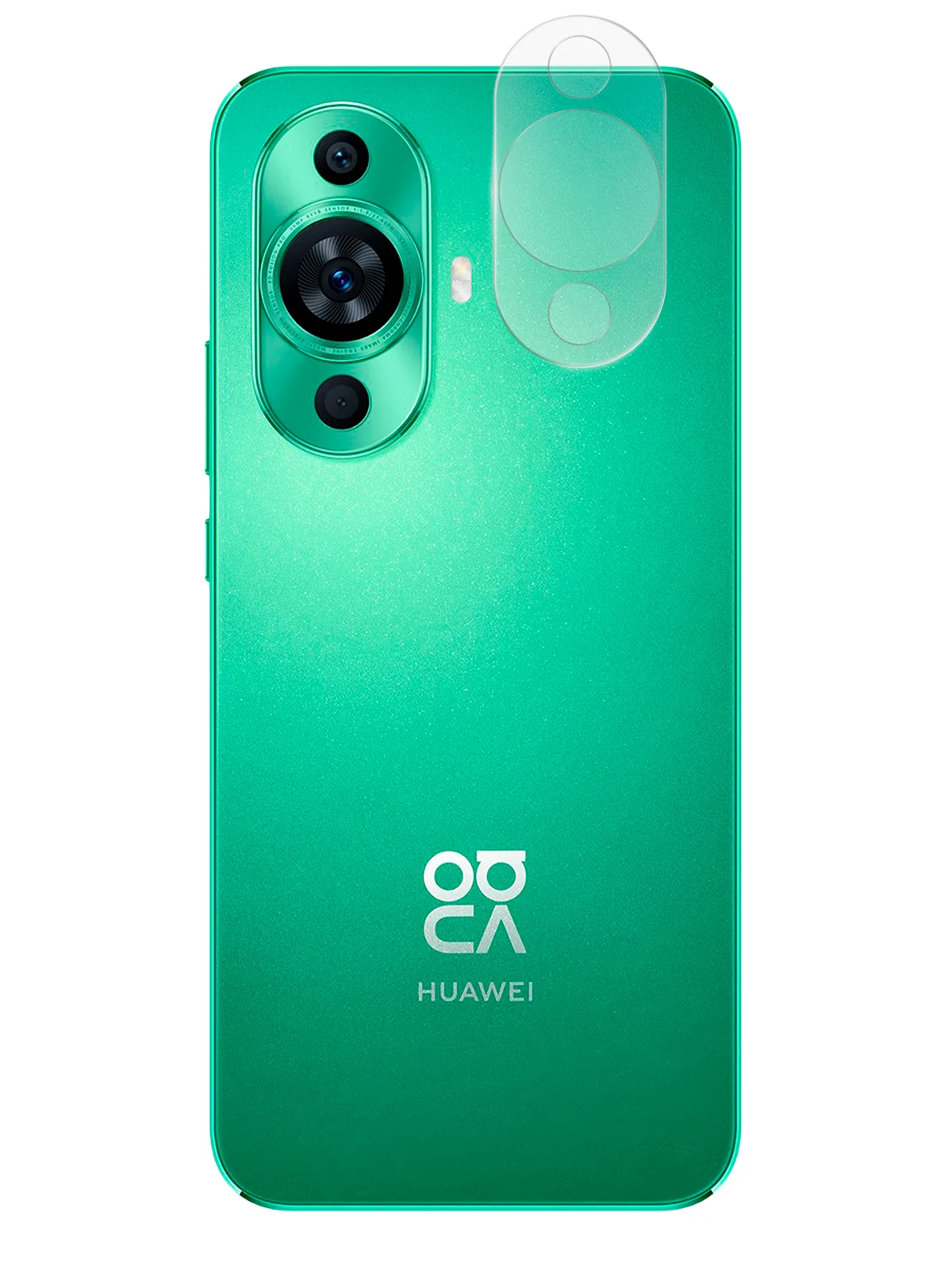 Прозрачный стекло на камеру для Huawei Nova 12S / 12 Lite / 12 Active Edition / 11 защитное BROSCORP