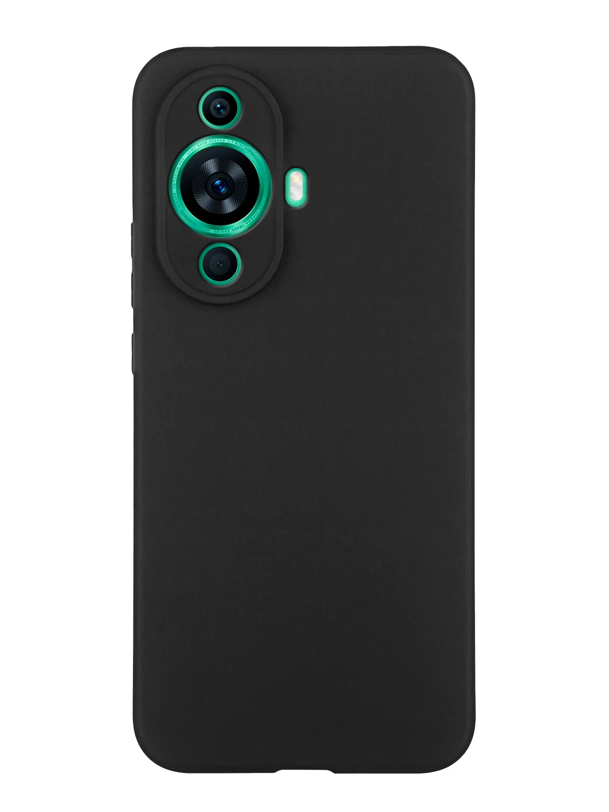 Черный чехол для Huawei Nova 12S / 12 Lite / 12 Active Edition / 11 силиконовый BROSCORP матовый