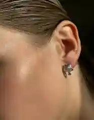 Серьги Звезды крупные двусторонние, женская бижутерия