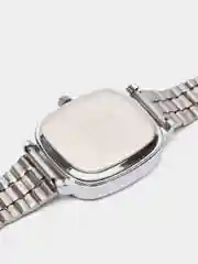 Серебряный наручные часы женские с кварцевым механизмом