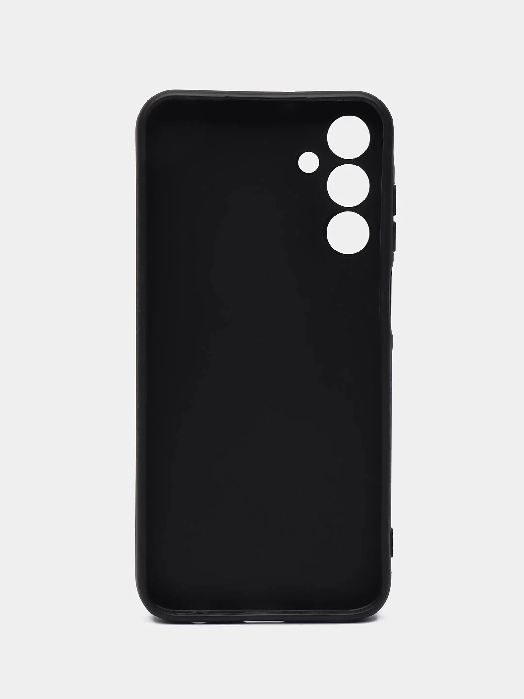 Тёмно-серый чехол Samsung Galaxy A15 / Самсунг Галакси А15, черный, силиконовый