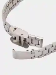 Серебряный наручные часы женские с кварцевым механизмом