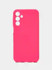 Розовый чехол Silicone Cover для Samsung Galaxy A15 (Самсунг Галакси А15), силиконовый