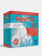Таблетки для посудомоечной машины SuperOK "All in 1", 60 штук