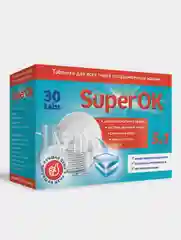 Таблетки для посудомоечной машины SuperOK "All in 1", 30 штук