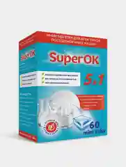 Таблетки для посудомоечной машины SuperOK "All in 1" mini, 60 штук