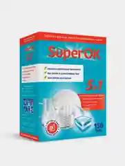 Таблетки для посудомоечной машины SuperOK "All in 1", 150 штук