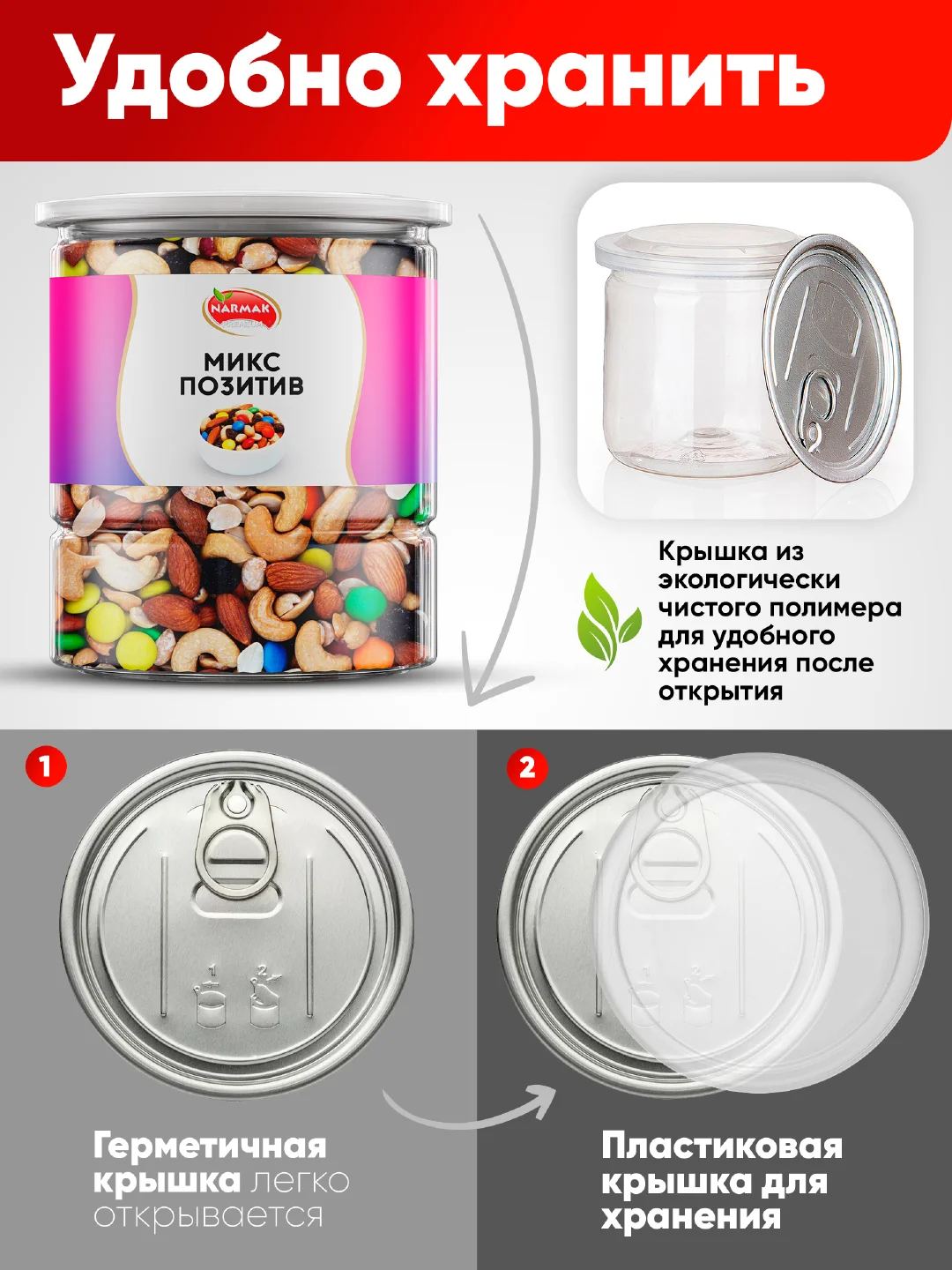 Ореховый микс Narmak "Позитив", 500 г