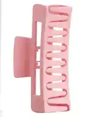 Заколка краб розовый