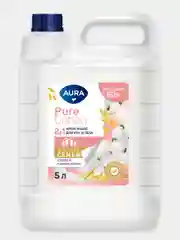 Жидкое крем мыло 2в1 для рук и тела ХЛОПОК И ОВСЯНОЕ МОЛОЧКО 5 литров AURA Pure Cotton