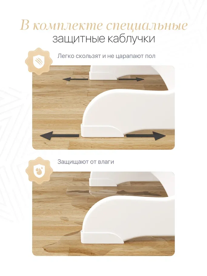 Растущий стул, детский, для школьника, белый