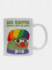 Серый металлик кружка сувенирная, с разными прикольными и смешными принтами, в подарочной коробке