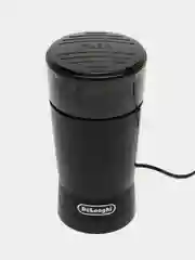 Черный кофемолка DeLonghi KG200, черный, 170 Вт, вмещает до 90 г зерен