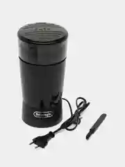 Черный кофемолка DeLonghi KG200, черный, 170 Вт, вмещает до 90 г зерен