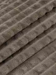 Плед покрывало 200*220 "Кубики" 2 сп Евро велсофт "Имбирное печенье" жаккард TexRepublic