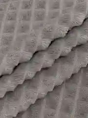 Плед покрывало 200*220 "Кубики" 2 сп Евро велсофт "Макиато" бежевый жаккард TexRepublic