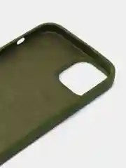 Тёмно-зелёный чехол Silicone Case ( Чехол силиконовый ) для iPhone 15, 15 Pro, 15 Pro Max, 15 Plus