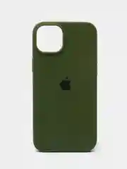 Тёмно-зелёный чехол Silicone Case ( Чехол силиконовый ) для iPhone 15, 15 Pro, 15 Pro Max, 15 Plus