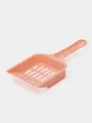 Пастельно-коралловый лопатка для кошачьего туалета, совок для кошачьего лотка