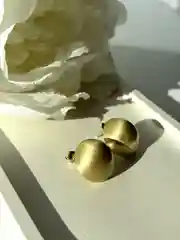 Золотой серьги круглые, крупные винтажные, матовые old money