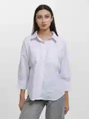 Молочный рубашка женская хлопок