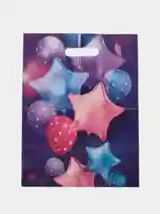Фиолетовый пакет подарочный плотный, 30 х 40 см, фасовка: 3шт, 5шт, 10шт, 8 марта, день рождение