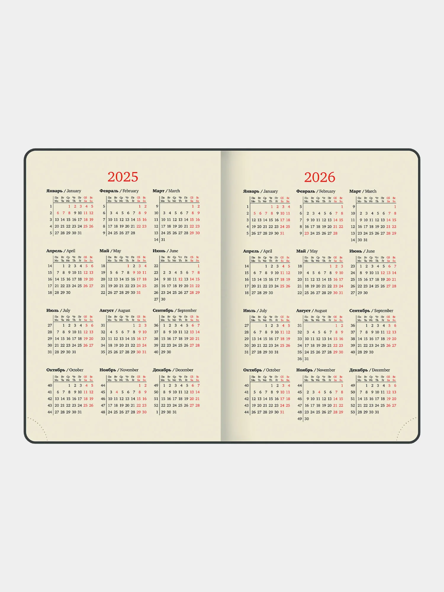 Ежедневник датированный 2025 Brauberg, планер планинг записная книжка А5, под кожу