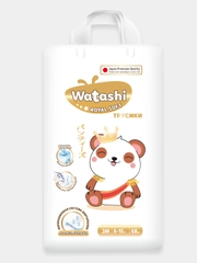 Подгузники трусики детские 3 M размер 6-10 кг, 68шт, WATASHI Royal Soft