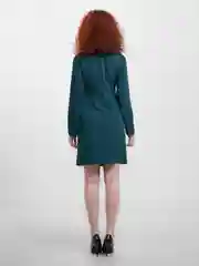 Зеленый платье пиджак женский
