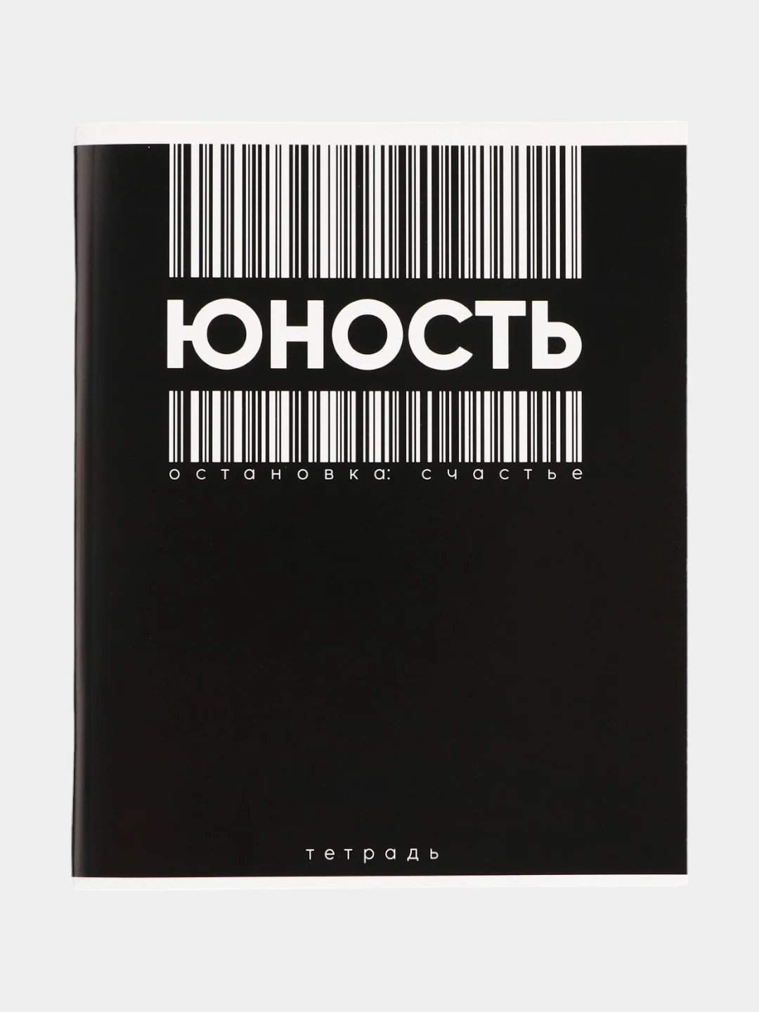 Черный тетрадь 48 листов, "1 сентября: Шрифтовые яркие", в клетку