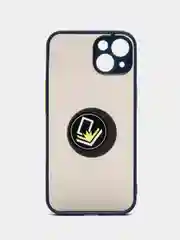 Синий чехол с кольцом для iPhone 12 Pro / 12 Pro Max / 13