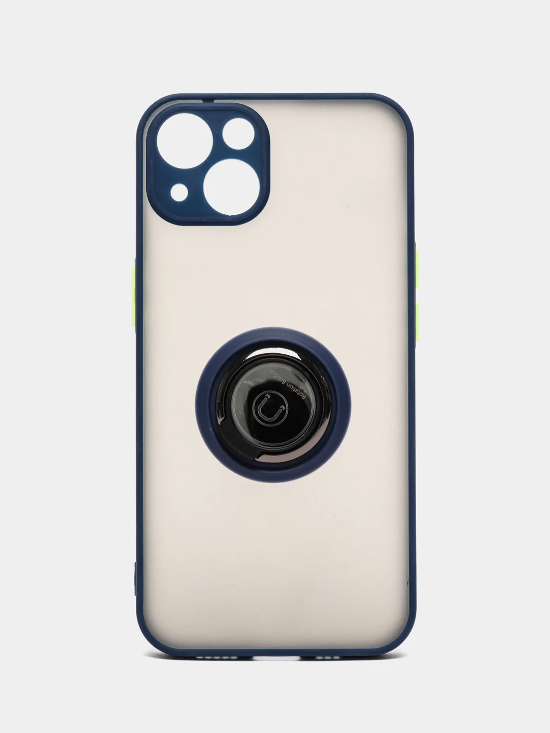 Синий чехол с кольцом для iPhone 12 Pro / 12 Pro Max / 13