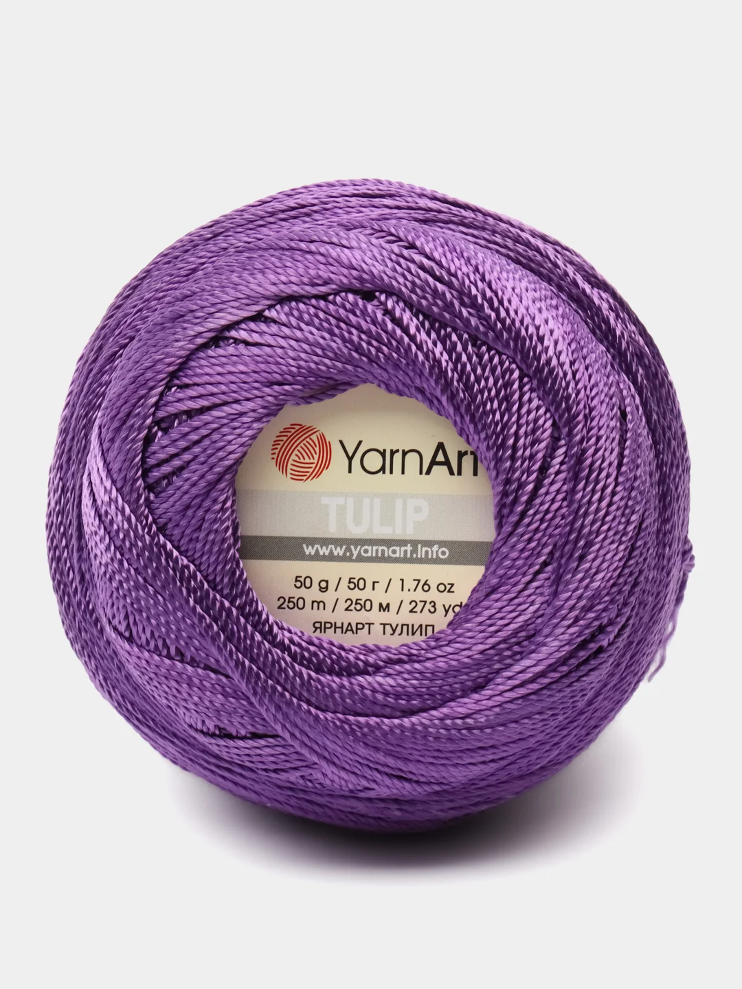 Фиолетовый пряжа YarnArt Tulip набор 6 штук