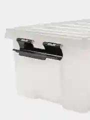 Контейнер для хранения RoxBox с крышкой 16 л, 40 х 30 х 14 см, прозрачный, пластиковый