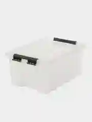 Контейнер для хранения RoxBox с крышкой 16 л, 40 х 30 х 14 см, прозрачный, пластиковый