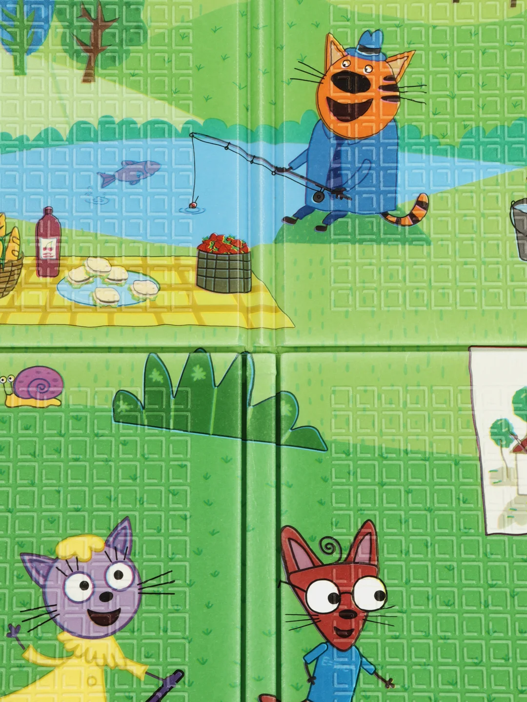 Детский коврик для ползания складной игровой Parklon Portable На пикник, 200*140см
