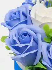 Синий букет из вспененного мыла , подарок на Новый год маме,сестре,коллеге ,подарочный набор