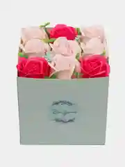 Мятный букет из вспененного мыла , подарок на Новый год маме,сестре,коллеге ,подарочный набор
