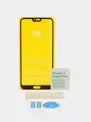 Черный защитное стекло 5D для Huawei P20 / Honor 10, Хуавей П20 / Хонор 10
