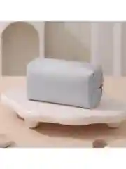Серебряный косметичка женская, косметичка дорожная, пенал, органайзер для косметики